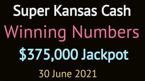 super kansas cash winning numbers